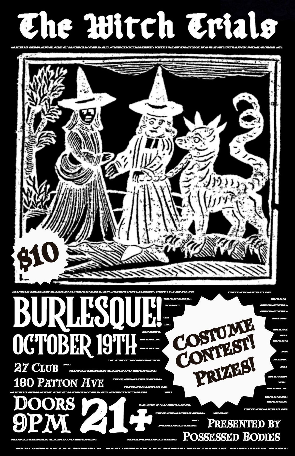 The Witch Trials: Burlesque Show & Costume Contest! 