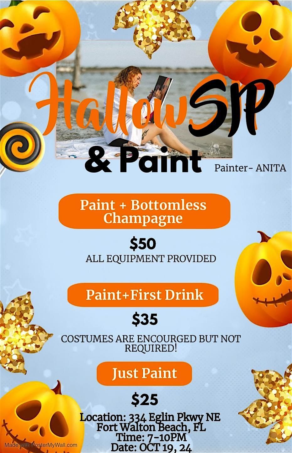 HallowSip & Paint Hosted by @Eye_for_devine