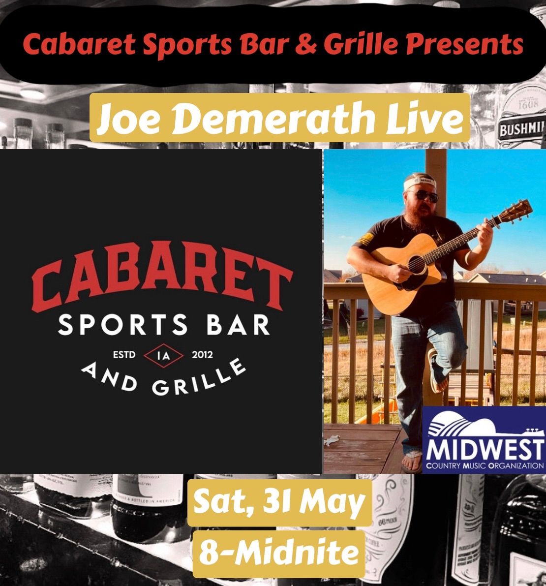 Live Music with Joe Demerath!!