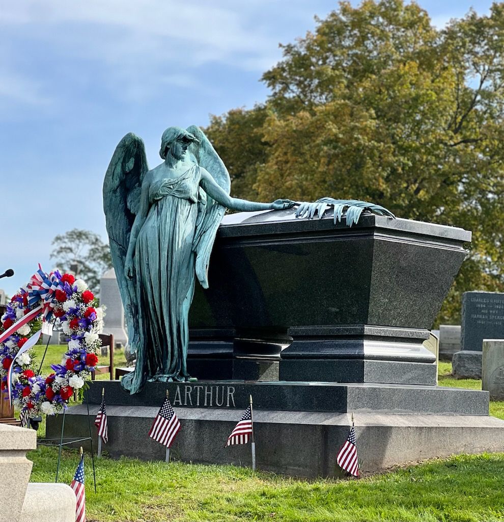 Presidential Wreath Laying at the Grave of Chester A. Arthur