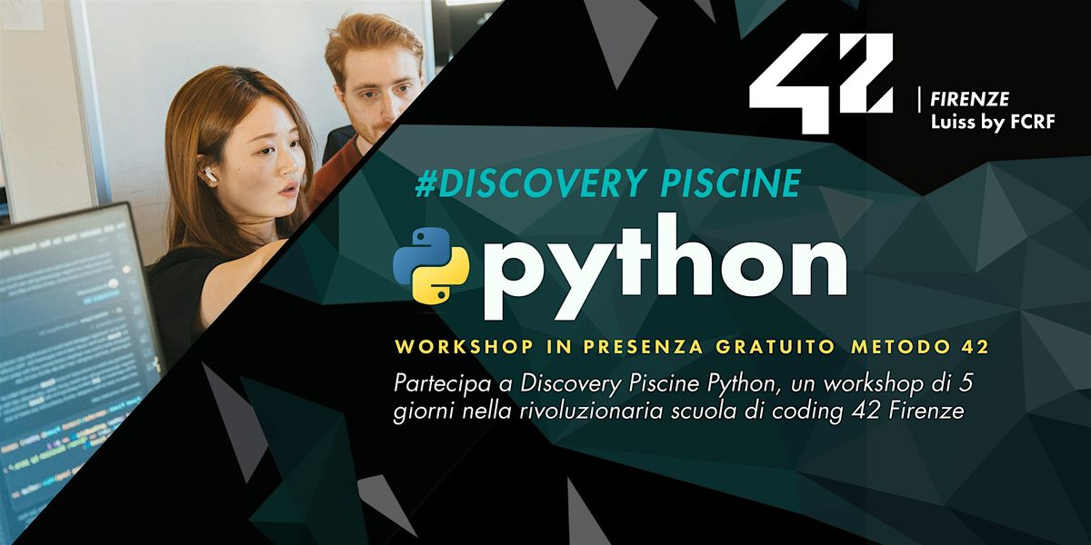 Workshop di Python: Discovery Piscine!