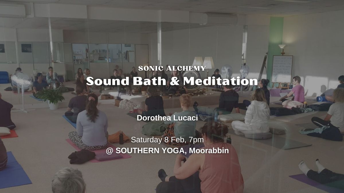 SONIC ALCHEMY: Sound Immersion & Guided Meditation (Moorabbin, Vic)