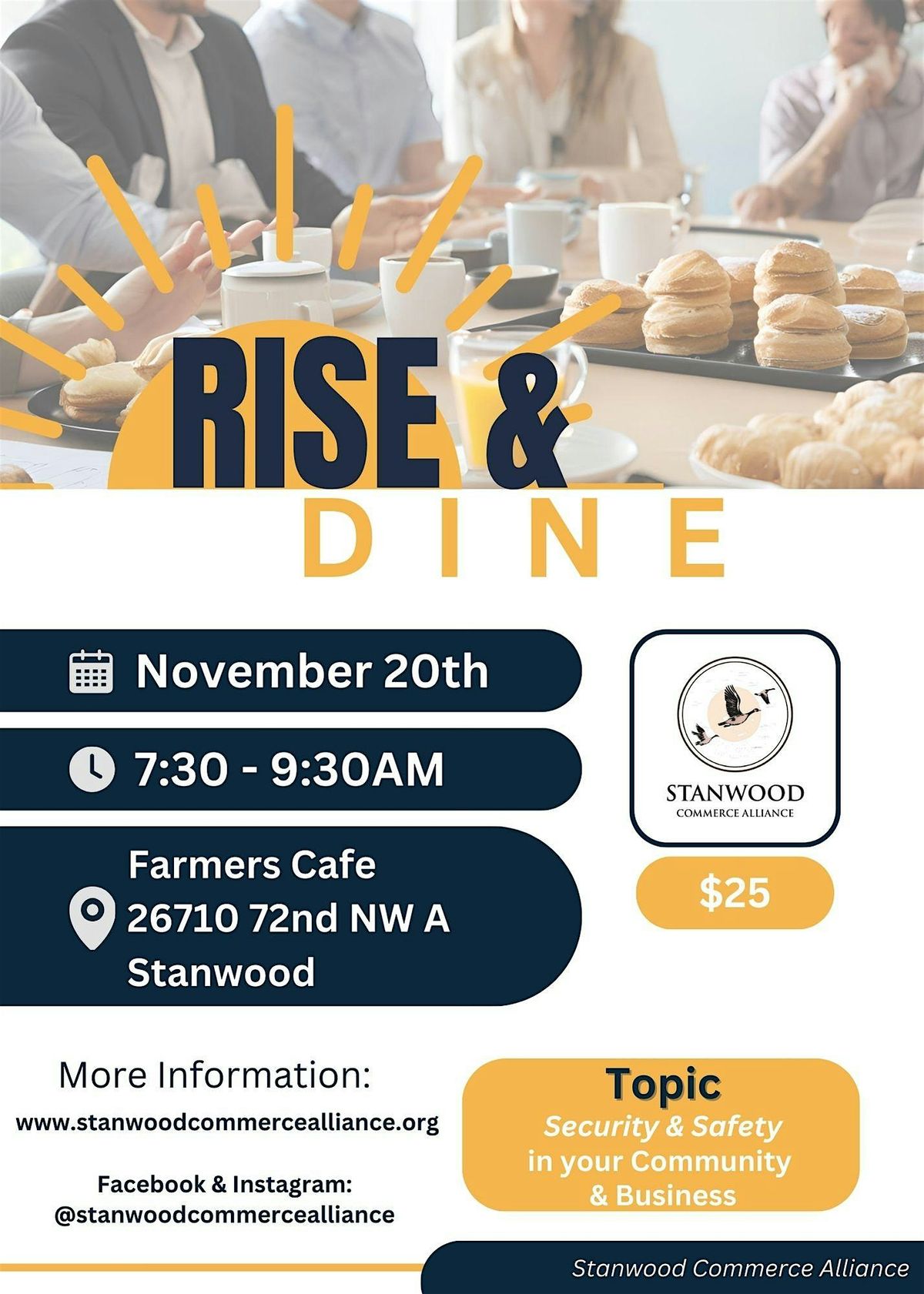 RISE & DINE: Security & Safety