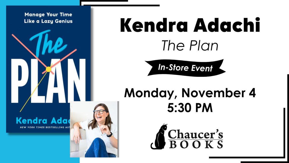 Meet & Greet with Author Kendra Adachi 