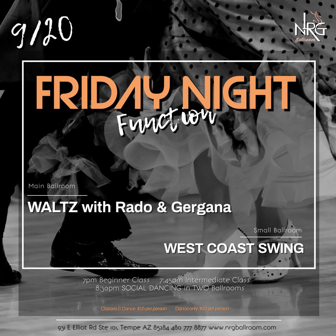 Friday Night Function: WALTZ & WCS