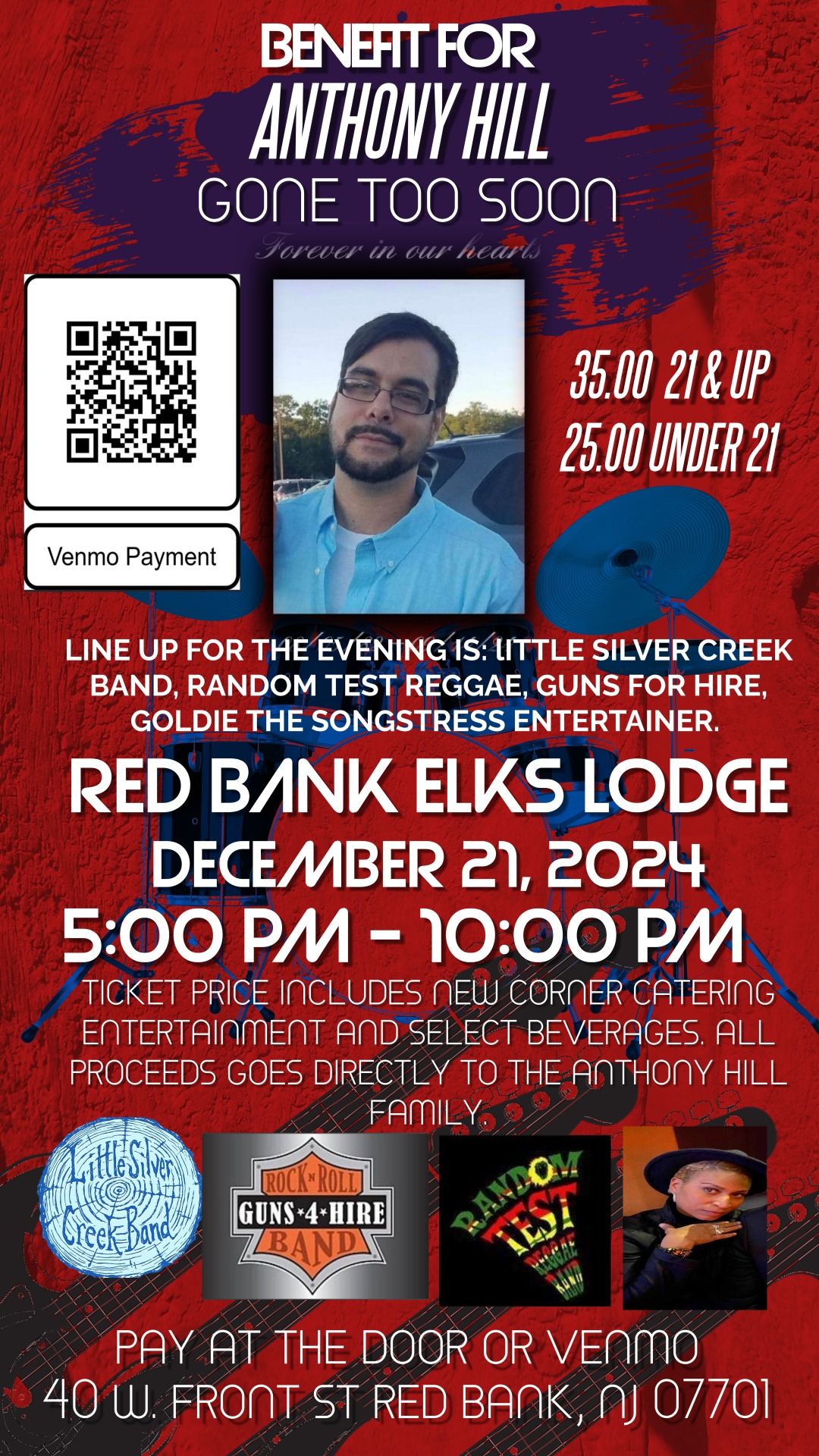 A Benefit for Anthony Hill's Family