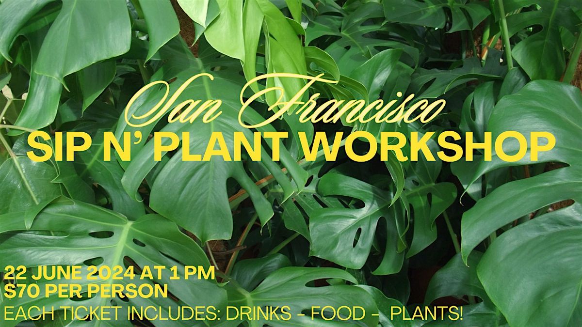 Sip n' Plant with the Soul Tribe Vibe