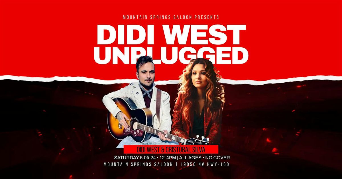 Didi West "Unplugged" at Mountain Springs Saloon