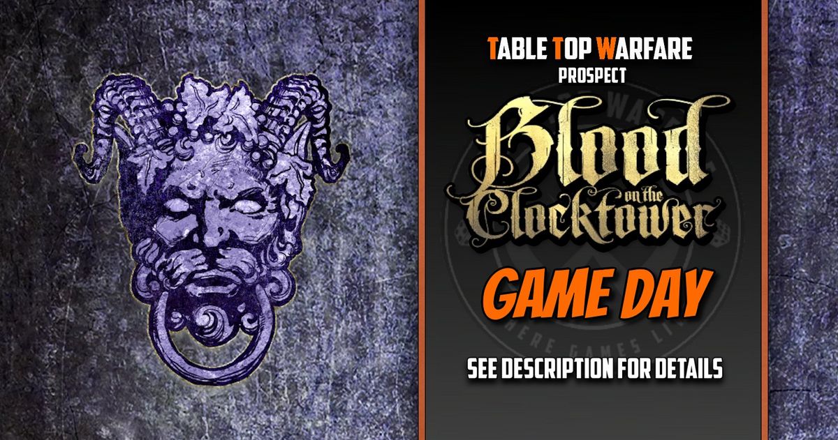 [PROSPECT] Blood On The Clocktower - Game Day