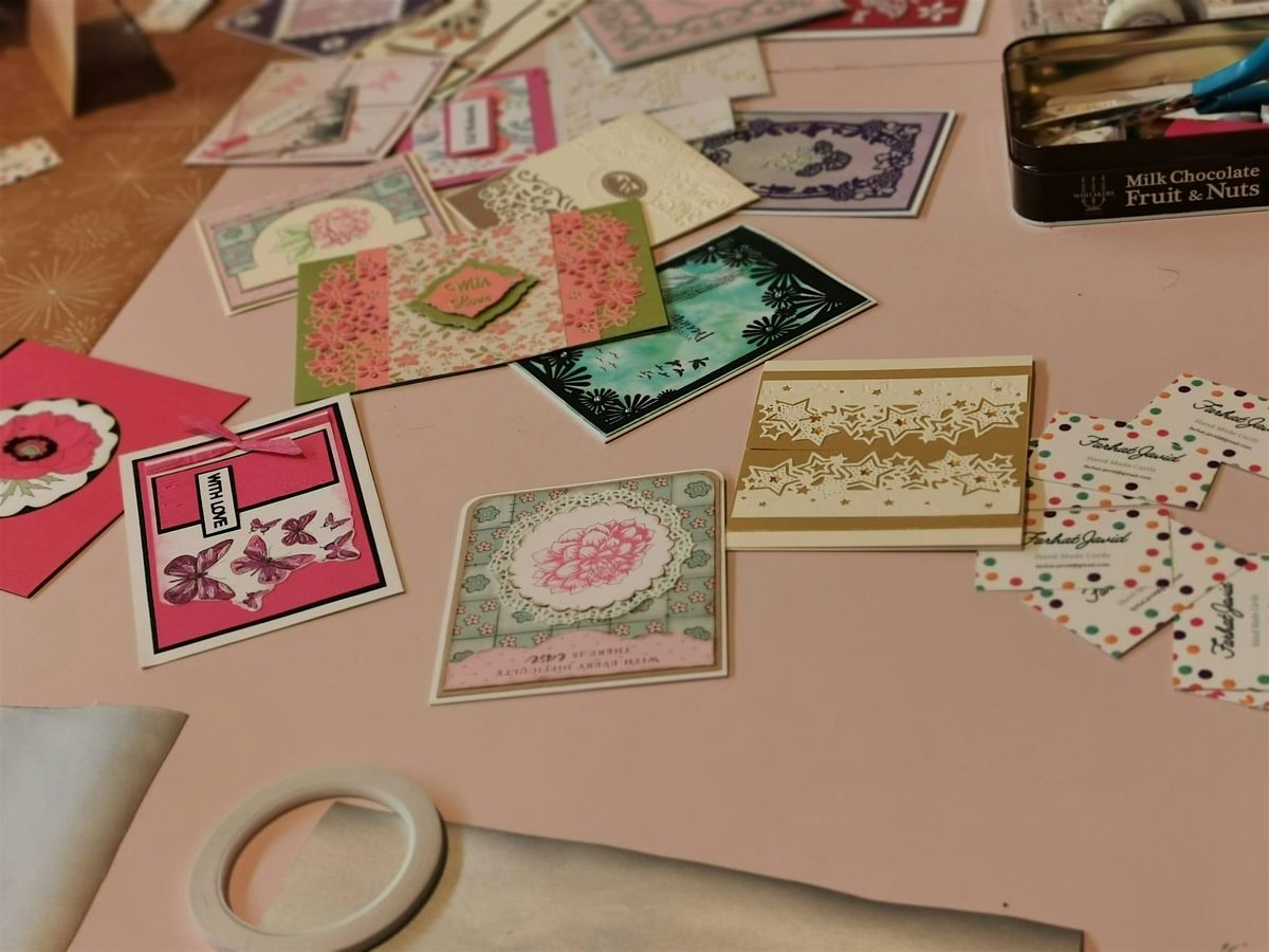 2:15pm Card Making Workshop with Farhat Javid