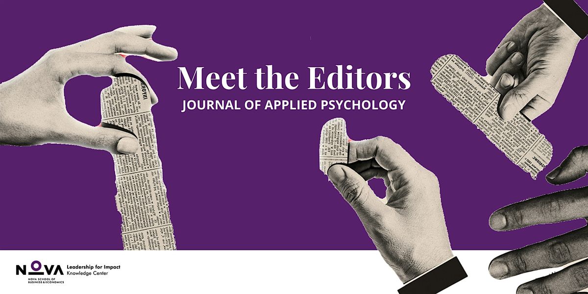 Meet the Editors: Journal of Applied Psychology