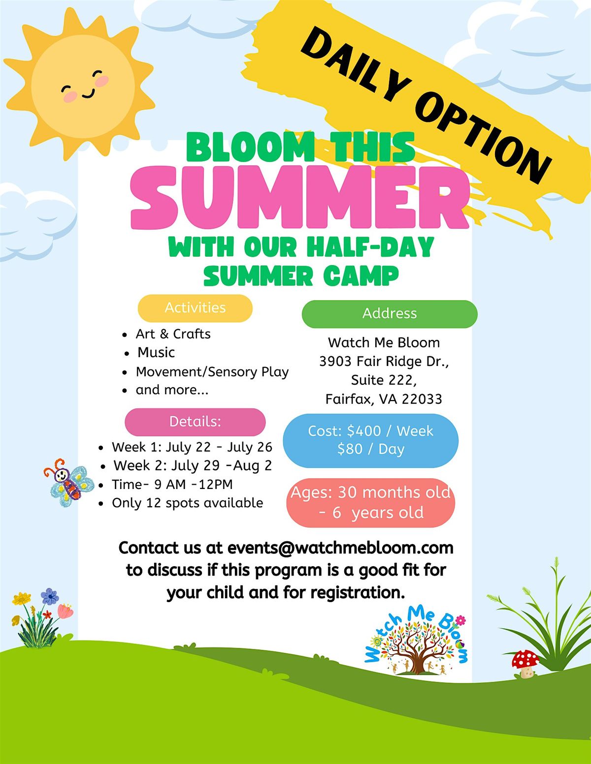 Half-Day Summer Camp led by Speech-Language Pathologists and OTs ($80\/day)