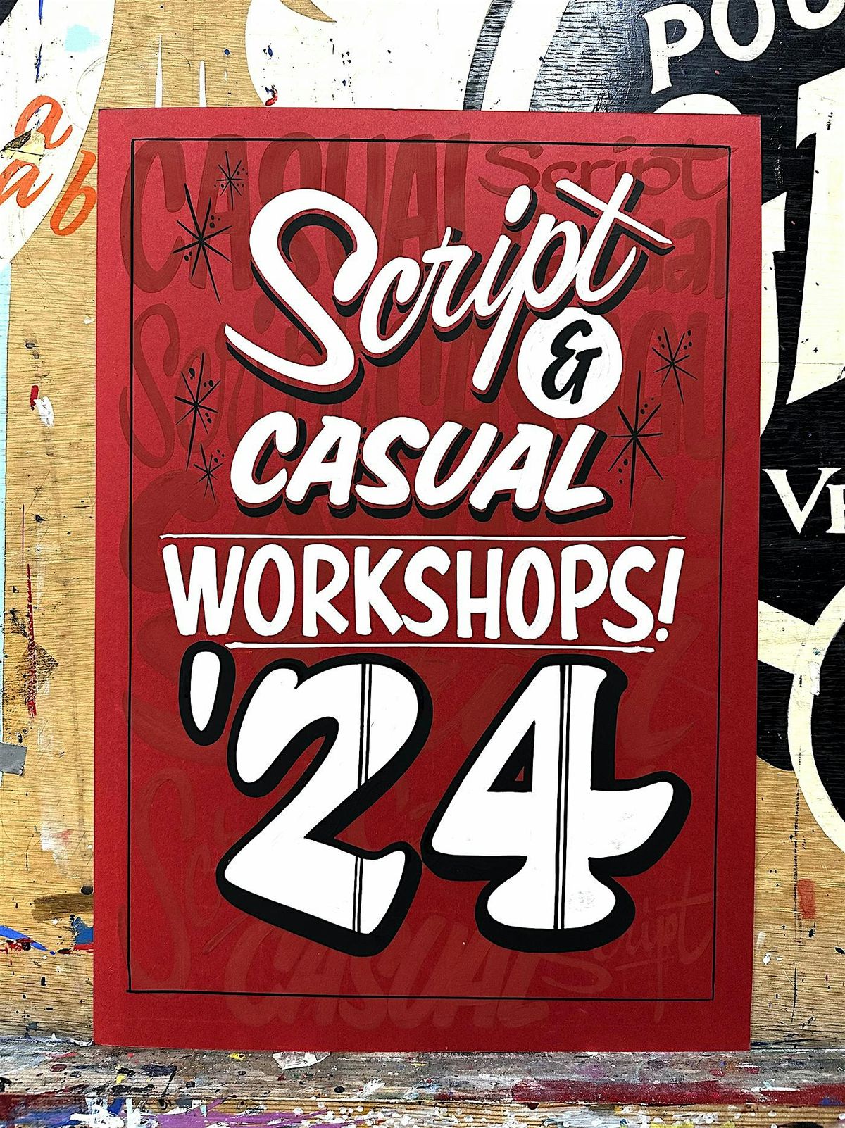 Intensive Script & Casual Lettering Workshop (Intermediate Level) LONDON