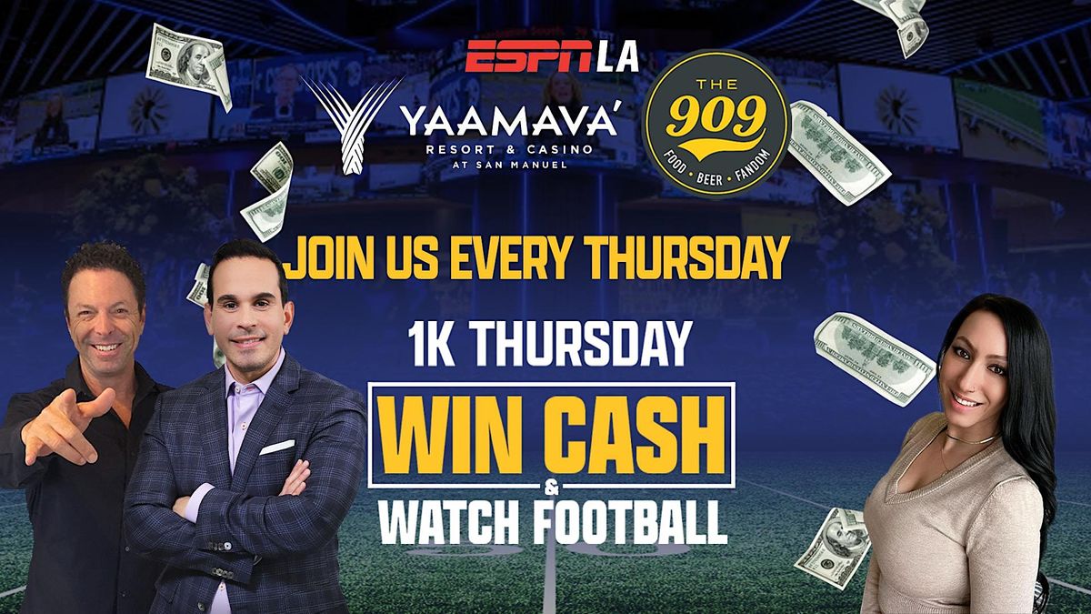 ESPN LA PRESENTS 1K THURSDAYS AT THE 909 INSIDE YAAMAVA FOR CAR VS CHI