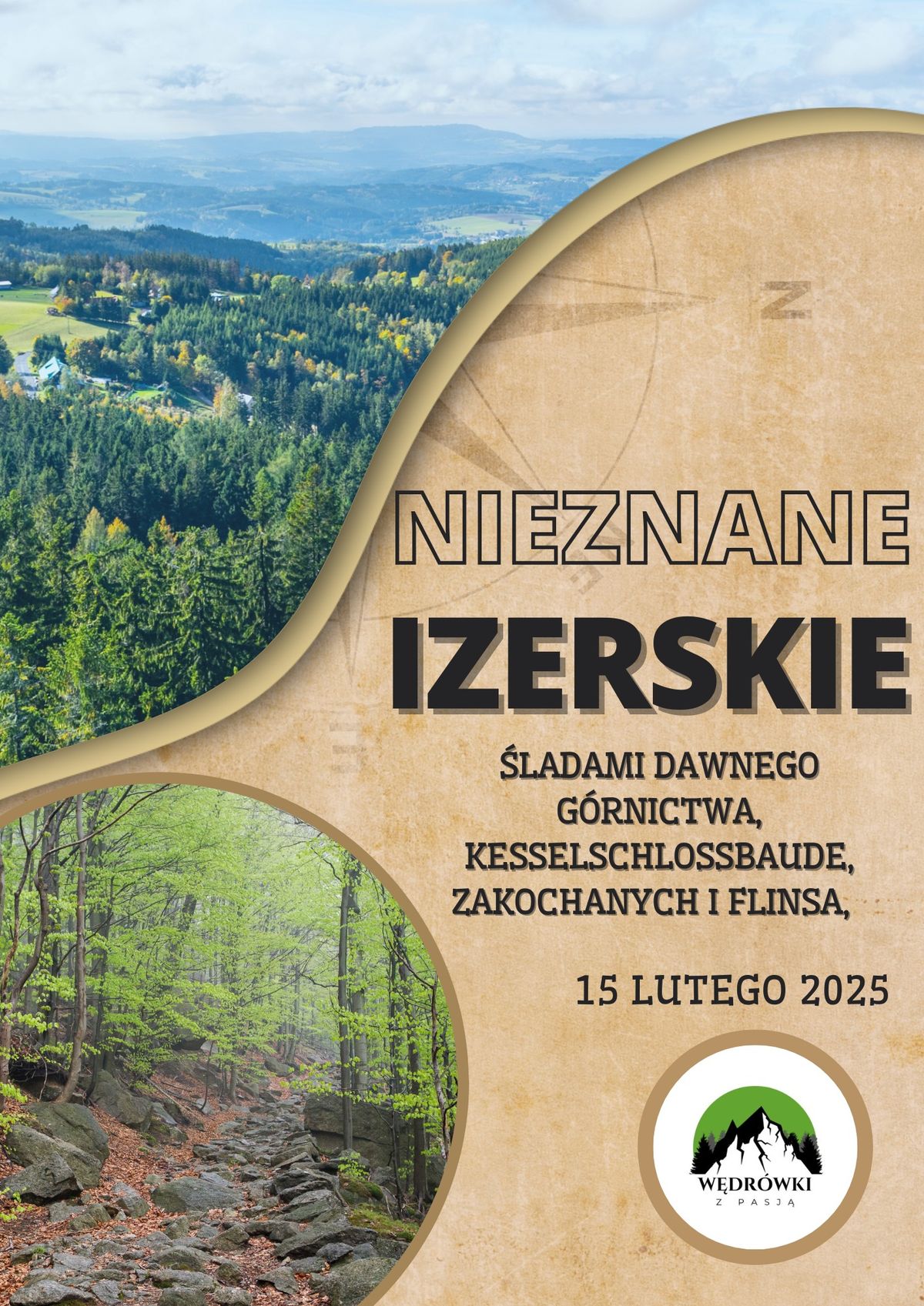 NIEZNANE IZERSKIE - \u015aLADAMI DAWNEGO G\u00d3RNICTWA, KESSELSCHLOSSBAUDE, ZAKOCHANYCH I FLINSA