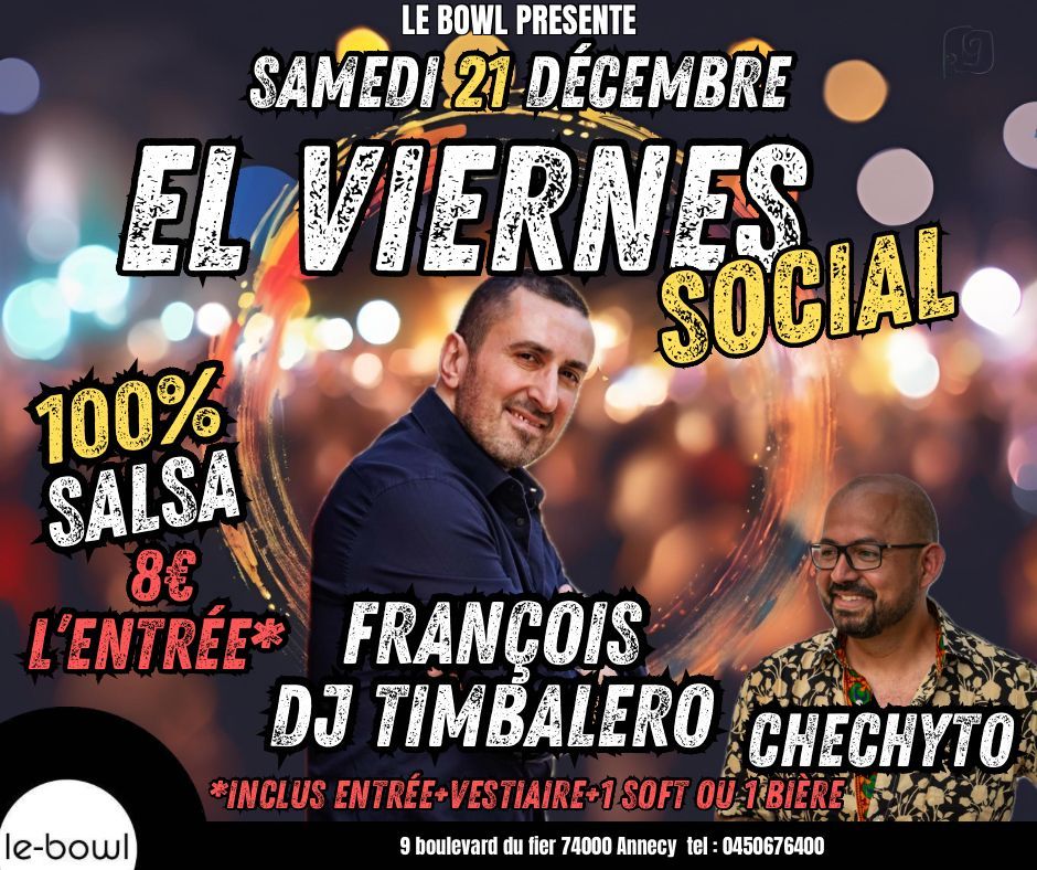 El viernes social sp\u00e9ciale "soyez  sur votre 31 !!! "