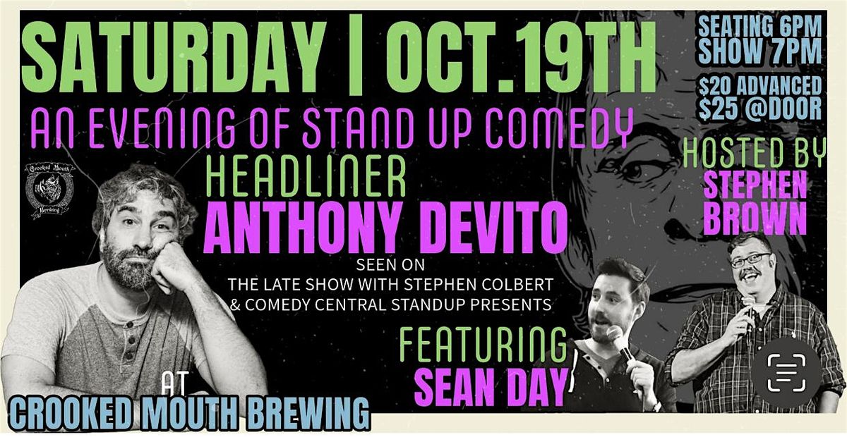 SPECIAL EVENT - Anthony DeVito headlines Crooked Mouth Brewing