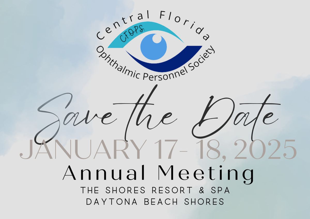 Central Florida Ophthalmic Personnel Society  Annual Meeting  2025 