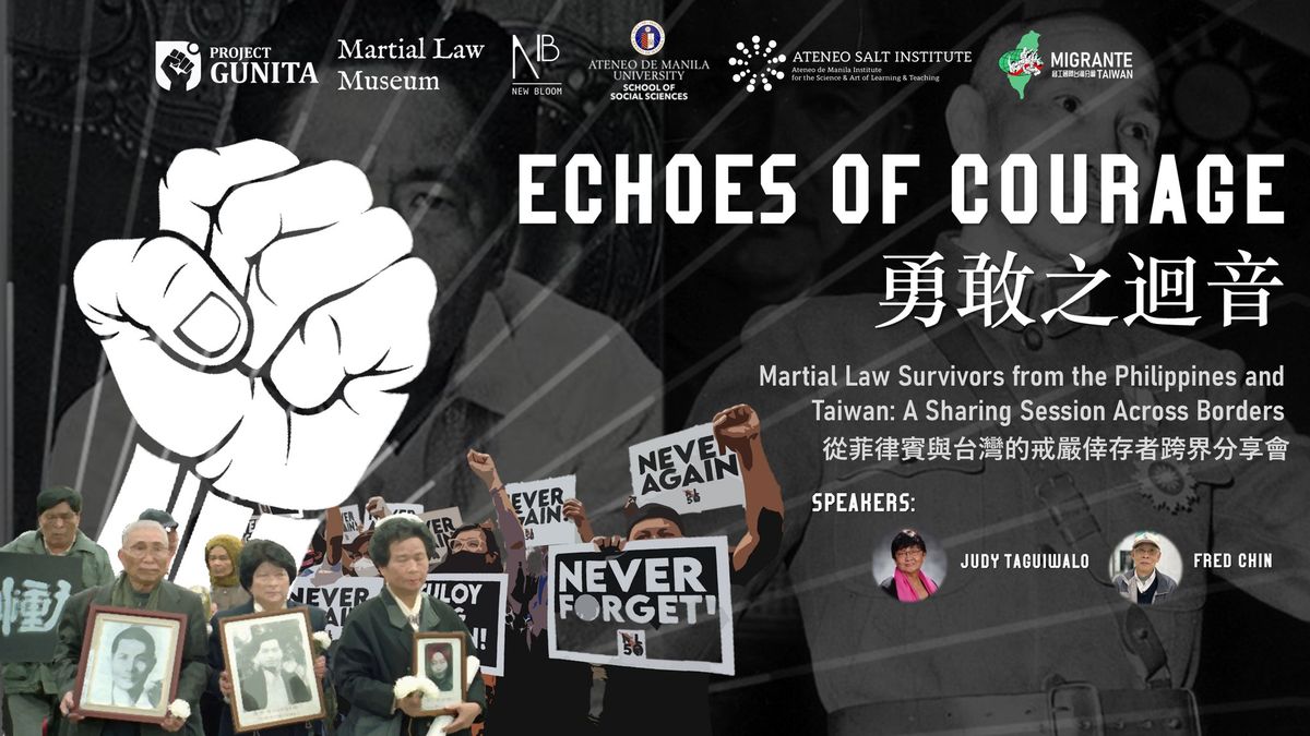 Echoes of Courage: A Panel with Martial Law Survivors from the Philippines and Taiwan