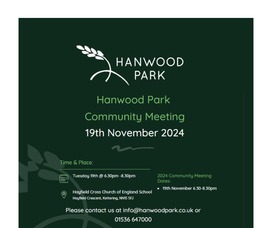 Hanwood Park Community Meeting