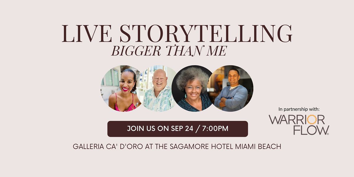Bigger Than Me: Live Storytelling