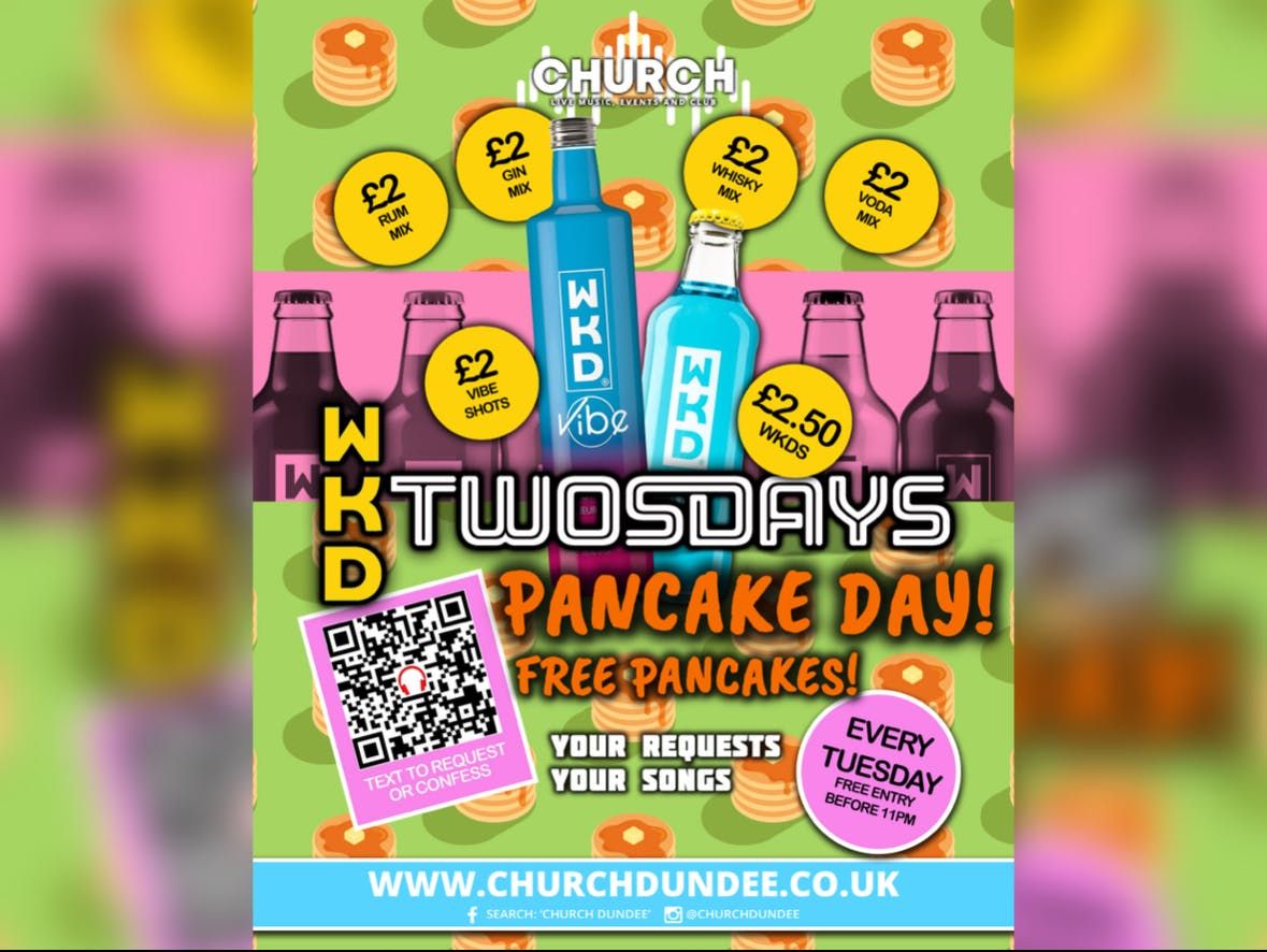 WKD TWOSDAYS Club Pancake Day Special! 