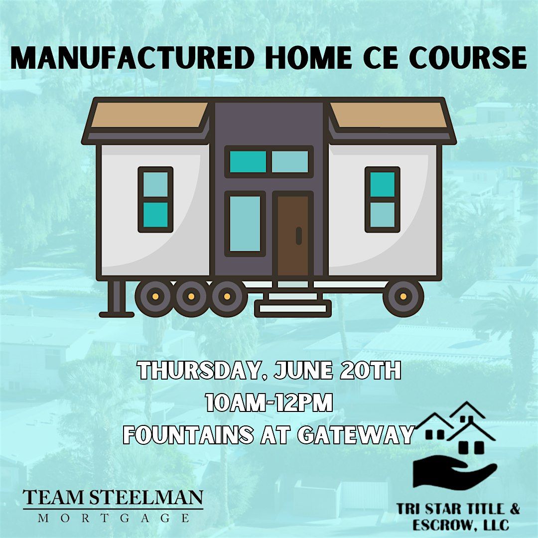 Manufactured Homes CE Class