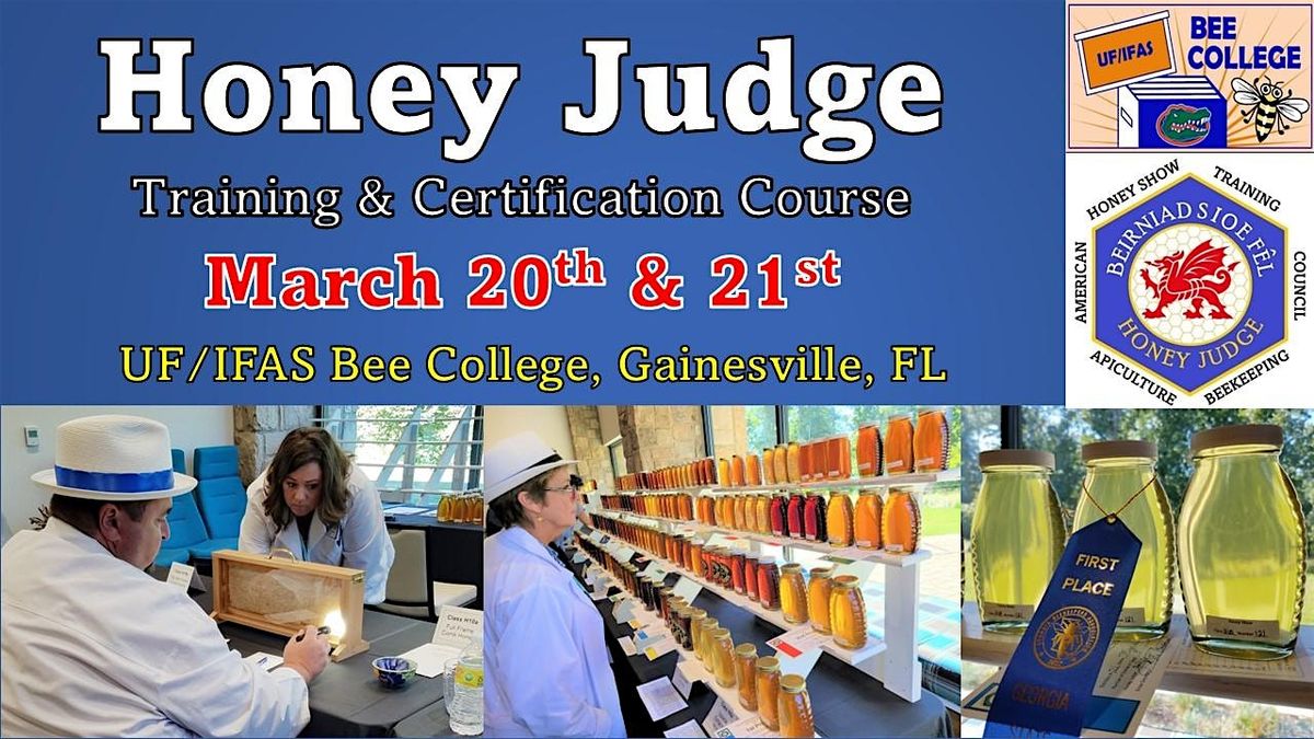 2025 Honey Judge Training & Certification, FLORIDA (Levels 1-3)