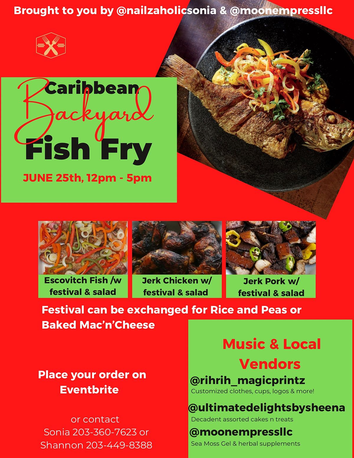 Caribbean Backyard Fish Fry