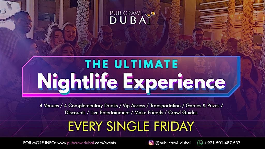 Friday Pub Crawls in Dubai: Nightlife Tours
