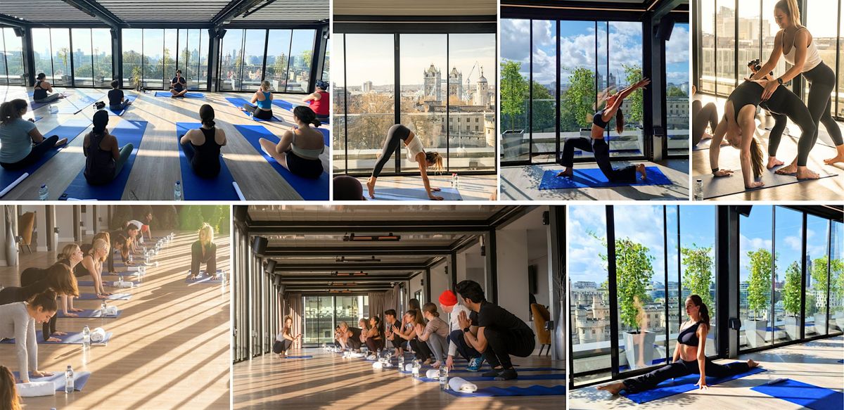 YOGA CLASS AT THE SKYLINE LONDON