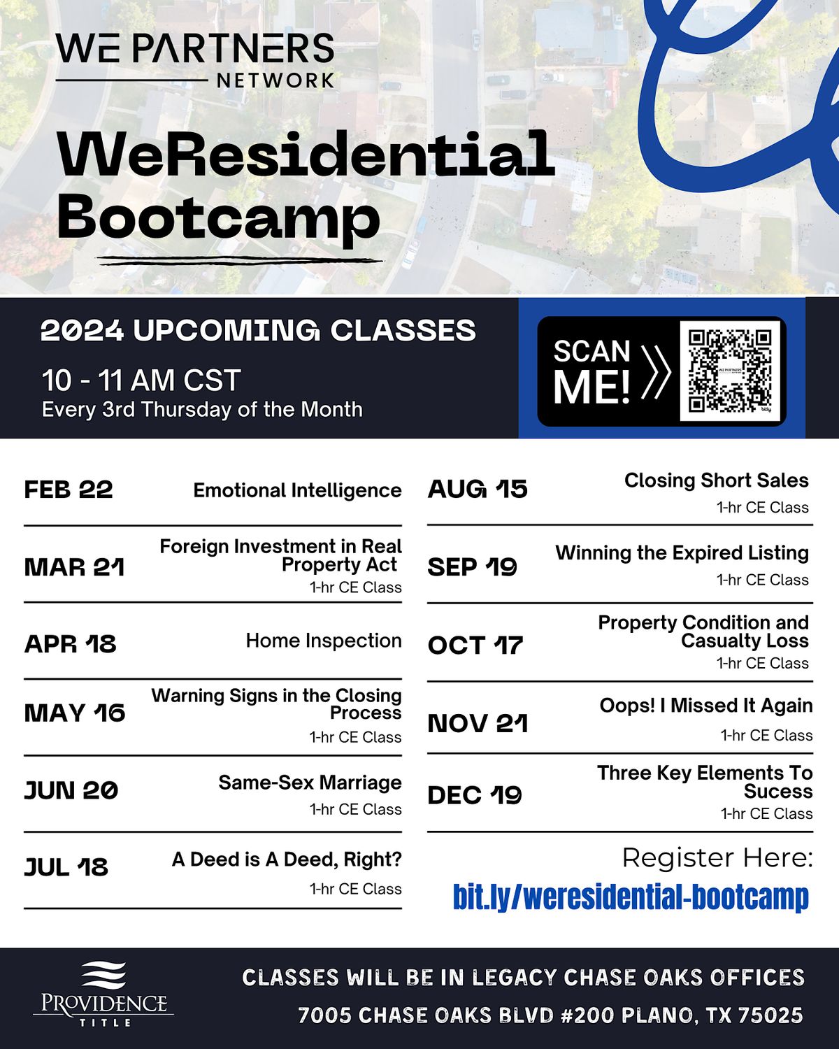 Residential Bootcamp