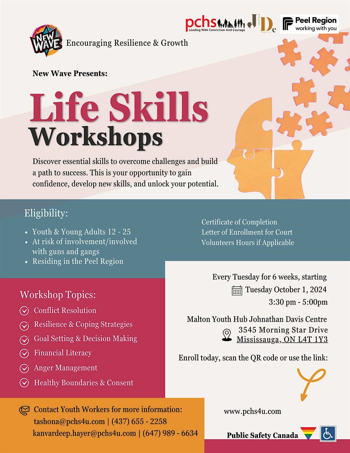 New Wave: Life Skills Workshop