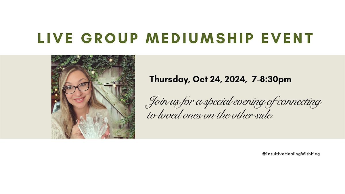 In-Person Group Mediumship