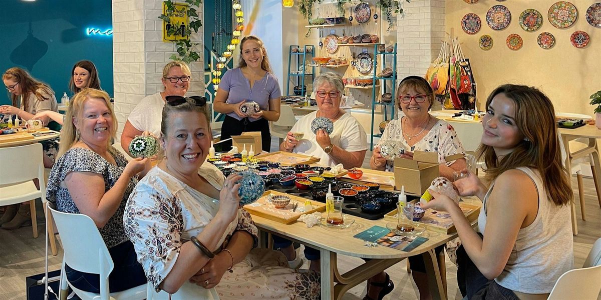 Mosaic Art Classes Launceston: Turkish Lamp Workshop