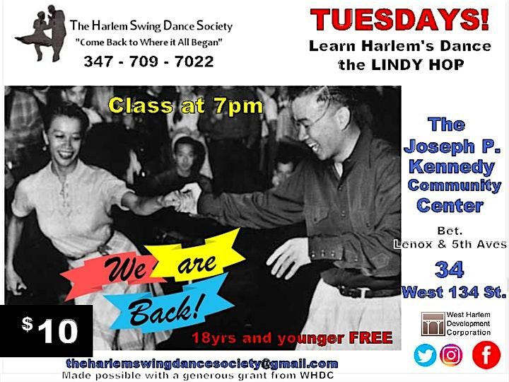 TUESDAYS: Harlem's Swinging Lindy Hop Class