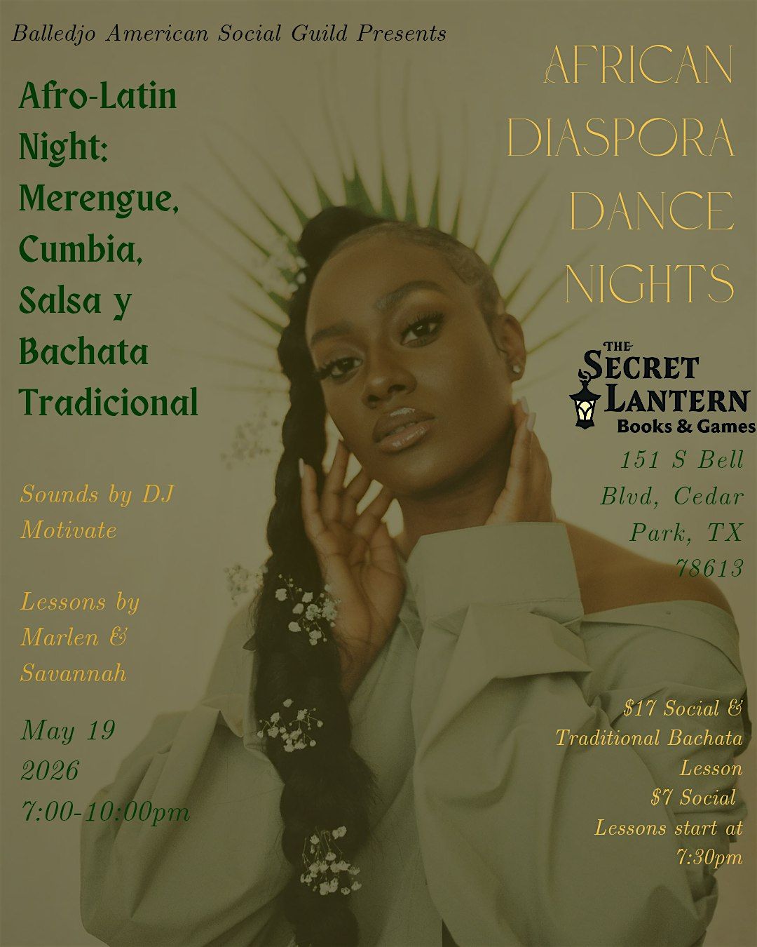 Afro-Latin Night : Salsa , Merengue , Cumbia & Traditional Bachata