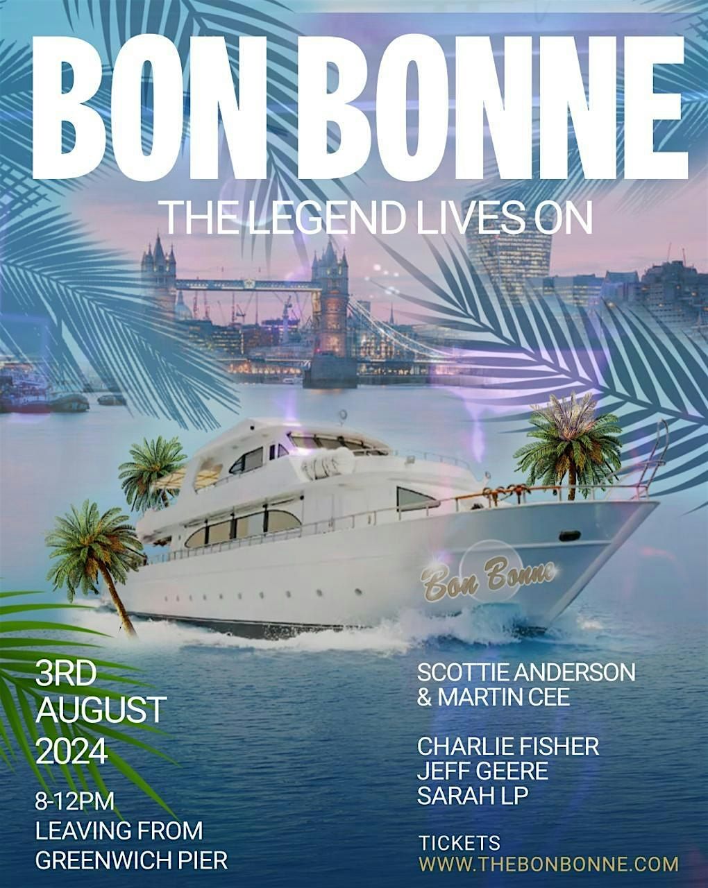 Bon Bonne - 2024 Summer Boat Party