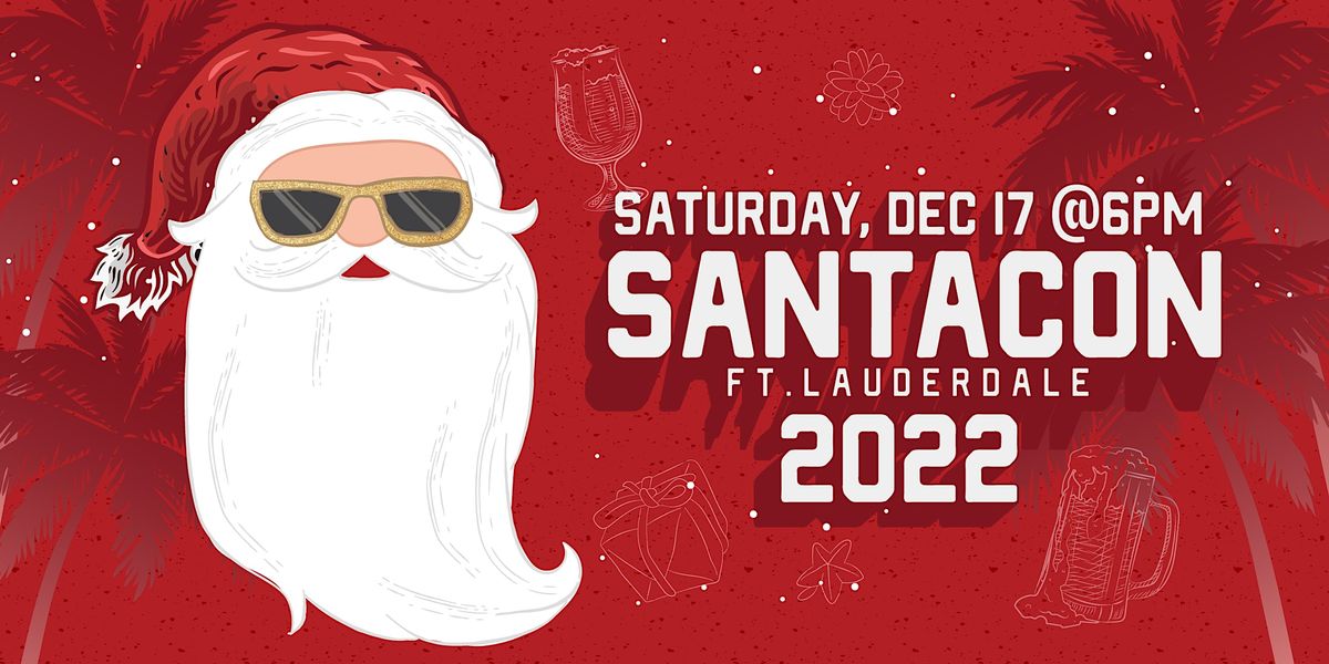 SantaCon Fort Lauderdale 2025, 333 E Las Olas Blvd, Fort Lauderdale, 17