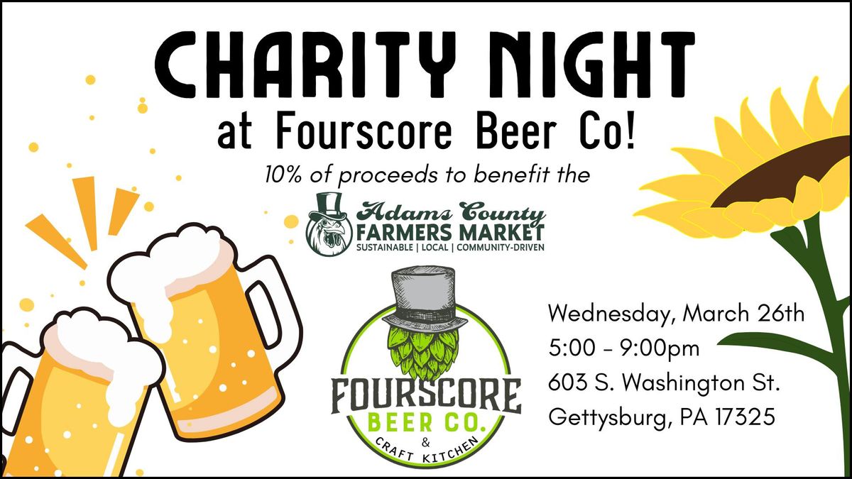 Charity Night @ Fourscore Beer Co!