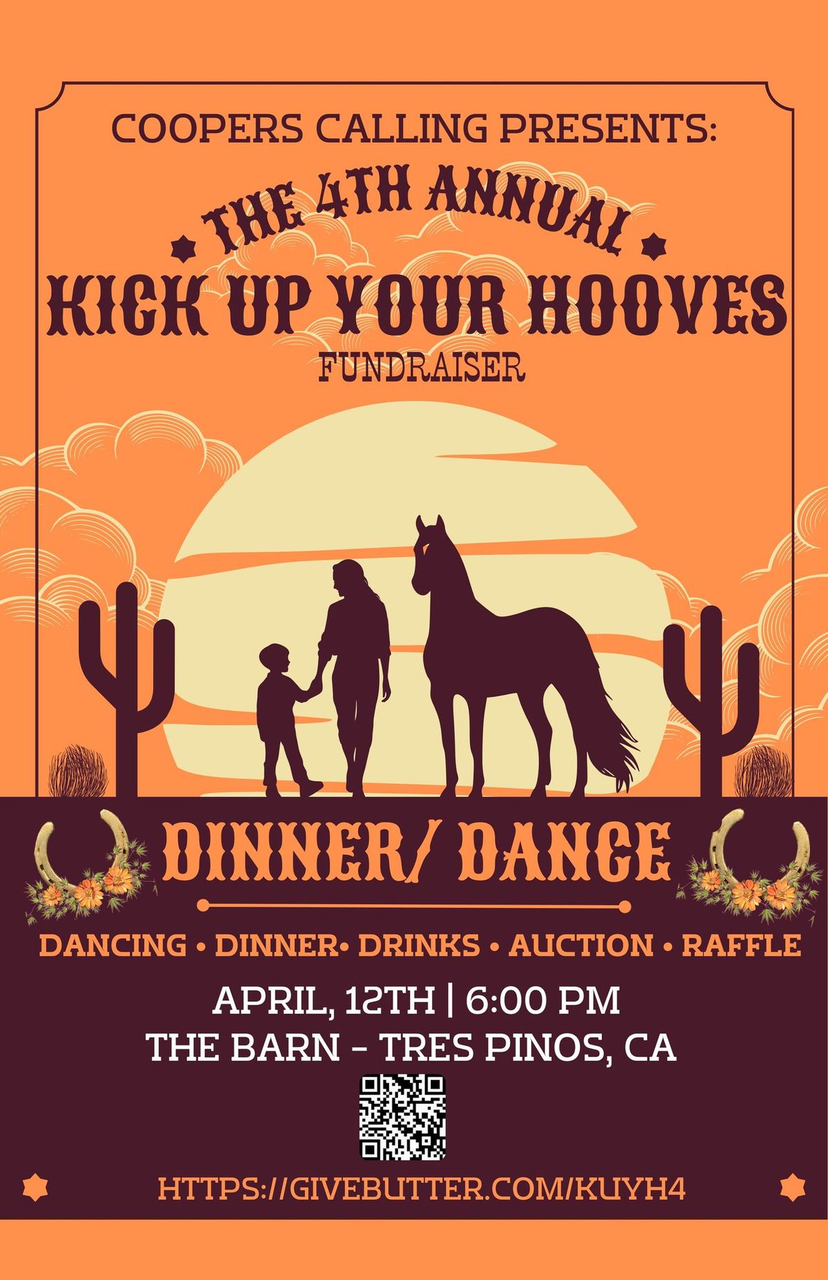 Cooper's Calling 4th Annual KICK UP YOUR HOOVES Dinner Dance 