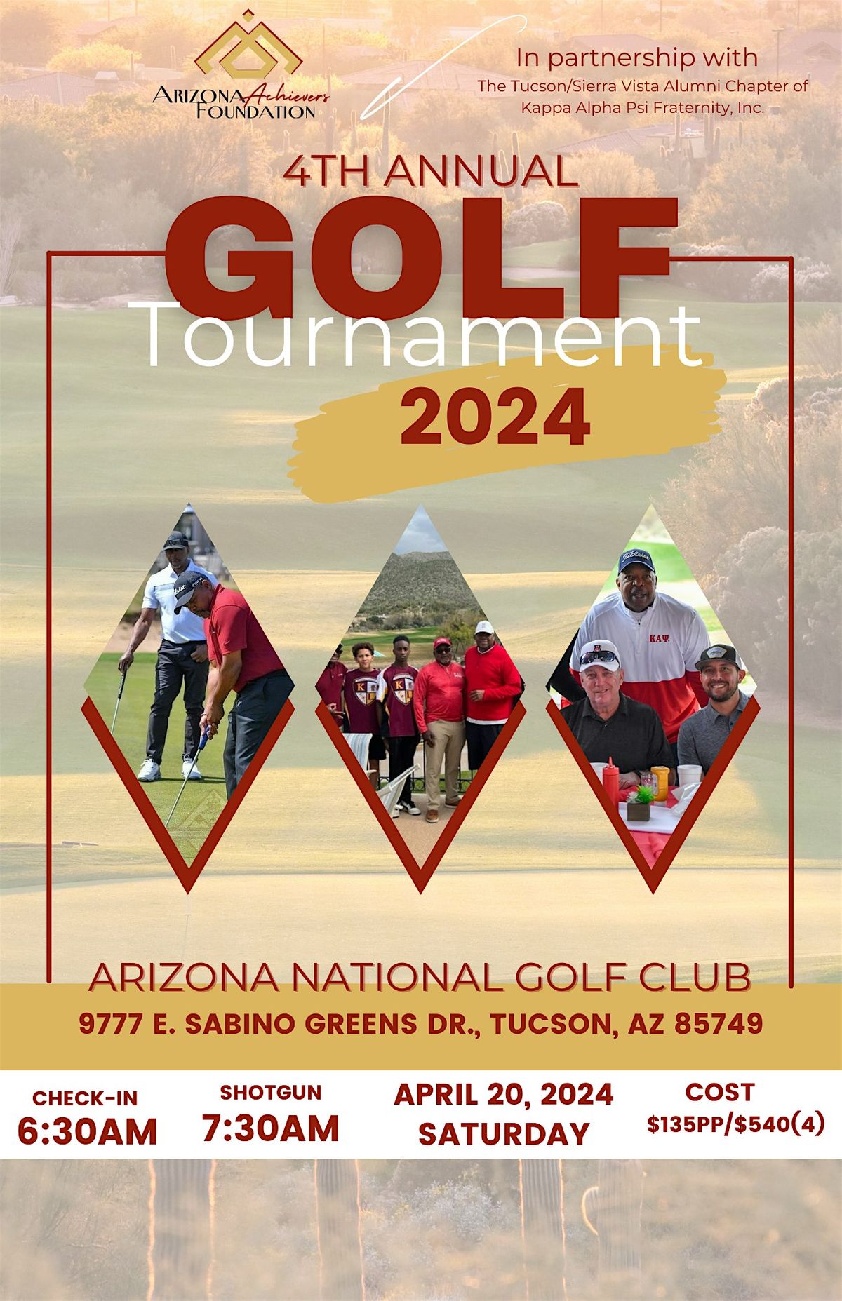 Arizona Achievers Foundation 4th Annual Golf Tournament