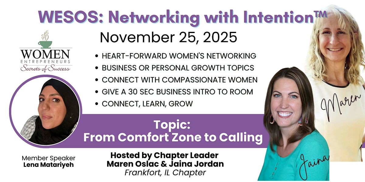 WESOS Frankfort: From Comfort Zone to Calling