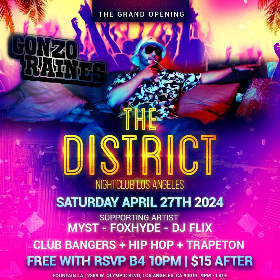 DJing at The District 4\/27\/24