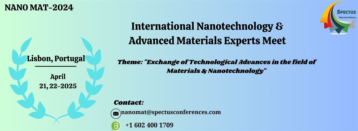 International Nanotechnology & Advanced Materials Experts Meet