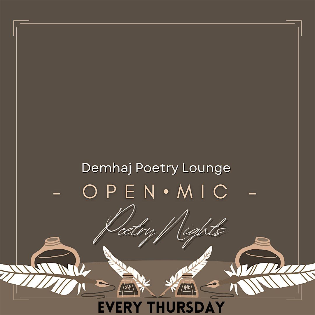 Poetry Thursdays @ Demhaj !