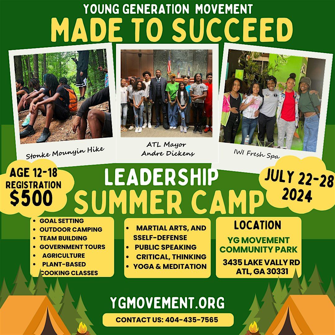 YGM Made To Succeed Leadership Camp