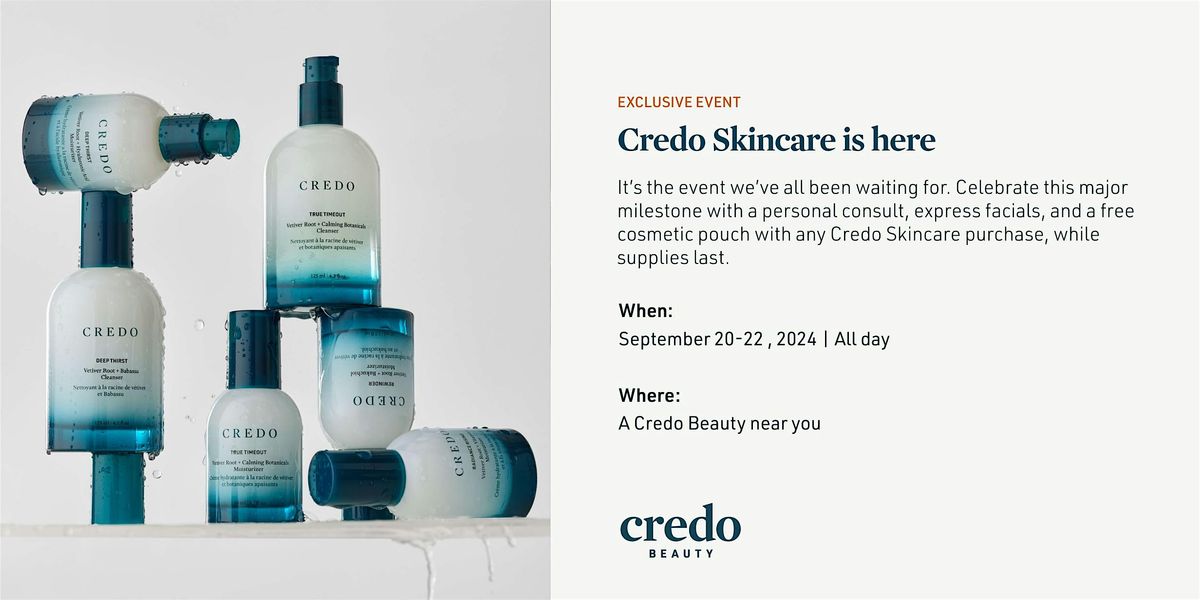 Credo Skincare is here - Credo Beauty Fillmore