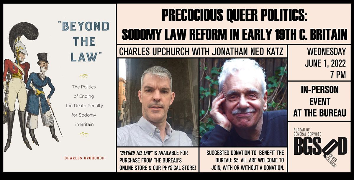 Precocious Queer Politics: Sodomy Law Reform in Early 19th c. Britain