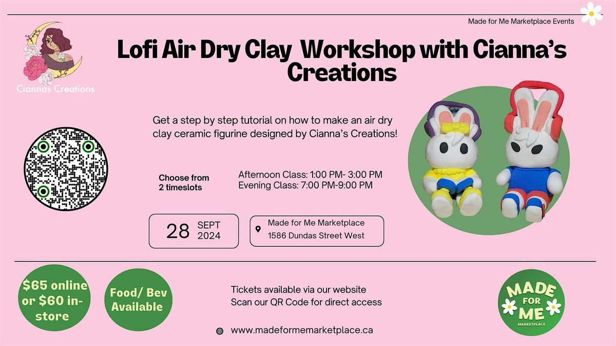 Lofi Air Dry Clay Workshop